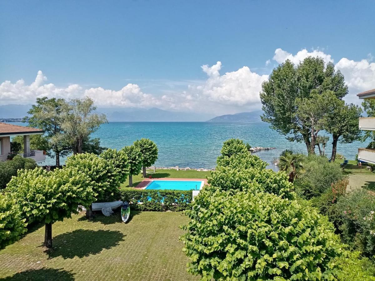 Casa Lugana 9 - Monolocale Con Piscina Fronte Lago Сірміоне Екстер'єр фото